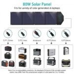 CHOETECH SC007 Solar Panel Portable Charger 80W 18V with USB-C PD 30W - Image 4