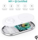 CHOETECH T317 2-in-1 Dual Wireless Charger Pad (MFI Certified) - Image 4