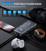 CHOETECH TC0009 16000mAh Portable Car Jump Starter with Emergency Light - Image 3