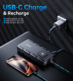 CHOETECH TC0009 16000mAh Portable Car Jump Starter with Emergency Light - Image 5