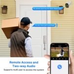 Hiseeu C40 Indoor/Outdoor WiFi Battery Camera With Solar Panel - Image 5