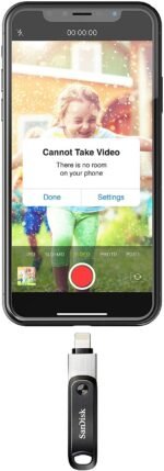 Sandisk Ixpand Flash Drive GO SDIX60N 128GB Black IOS USB 3.0  SDIX60N-128G-GN6NE - Image 2