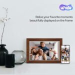 10.1 Inch Digital Picture Frame - 1280 * 800 HD WiFi Enabled with Load from Phone Capability, 32GB Memory Touch Screen  Photo  Display Brown - Image 7