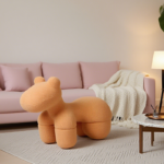 Lamb Stool Chair Brown - Image 6