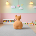 Lamb Stool Chair Brown - Image 7