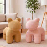 Lamb Stool Chair Brown - Image 8