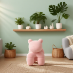 Lamb Stool Chair Pink - Image 6