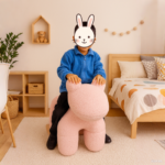 Lamb Stool Chair Pink - Image 2