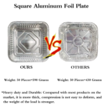 48x Deep Foil Aluminium Disposable Food Container Trays Pans Baking Roast Bulk 33x27x11cm - Image 8