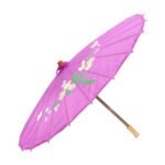 12x PARASOL UMBRELLA Chinese Japanese Bamboo Flower Pattern 80cm Large BULK - Assorted Colour Pack - Image 10