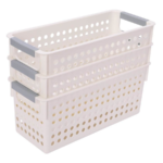 36x Premium Plastic Storage Basket Bulk w/ Grip Handles 29*13.5*12.5cm - Image 5