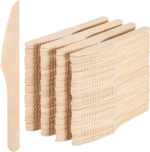 1800pcs 16.5cm Disposable Wooden Knives - Eco Friendly Cutlery - Extra Strong (Bulk) - Image 2