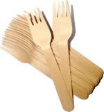 2400pcs Disposable Wooden Forks Eco Friendly Cutlery Extra Strong Bulk - Image 3