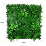 Luxury Green Tropics Vertical Garden/Green Wall UV Resistant 100cm x 100cm - Image 2