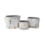 Set 3 Planter Storage Buckets 30cm - Image 2