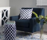 Quatrefoil Feather Cushion Moorish Embroided 50cm - Image 2