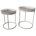 Set 2 Nested Martinique Side Tables 47cm