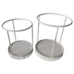 Set 2 Nested Martinique Side Tables 47cm - Image 2