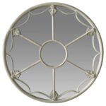 Martinique Fleur Round Wall Mirror 60cm
