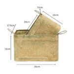 Set 2 Nested Vintage Style Storage Bins 28cm - Image 4