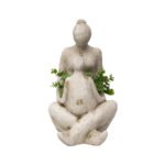 Arty Mother & Child Planter W Hole & Plug 25x44cm - Image 3