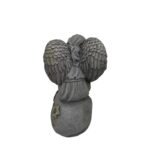 Welcome Garden Angel w Solar Light 44cm - Image 4