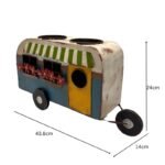 Colourful Caravan Double Pot Planter 43cm - Image 4