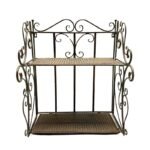French Provincial 2 Tier Ornate Wall Shelf 60cm