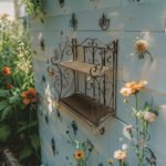 French Provincial 2 Tier Ornate Wall Shelf 60cm - Image 2