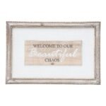 Natural w White Mix Beautiful Chaos Wall Art 60cm - Image 4