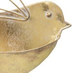 Set 2 Nested Lustre Gold Wall Planters 8x29cm - Image 2