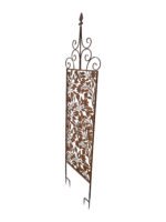 Rust Screen / Wall Art W Fleur De Lis + Removable Stakes 168cm - Image 2