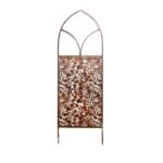 Rust Screen / Wall Art W Arch + Removable Stakes 162cm