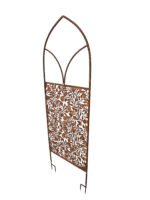 Rust Screen / Wall Art W Arch + Removable Stakes 162cm - Image 2