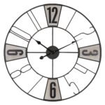Fine Iron Round Wall Clock 68cm
