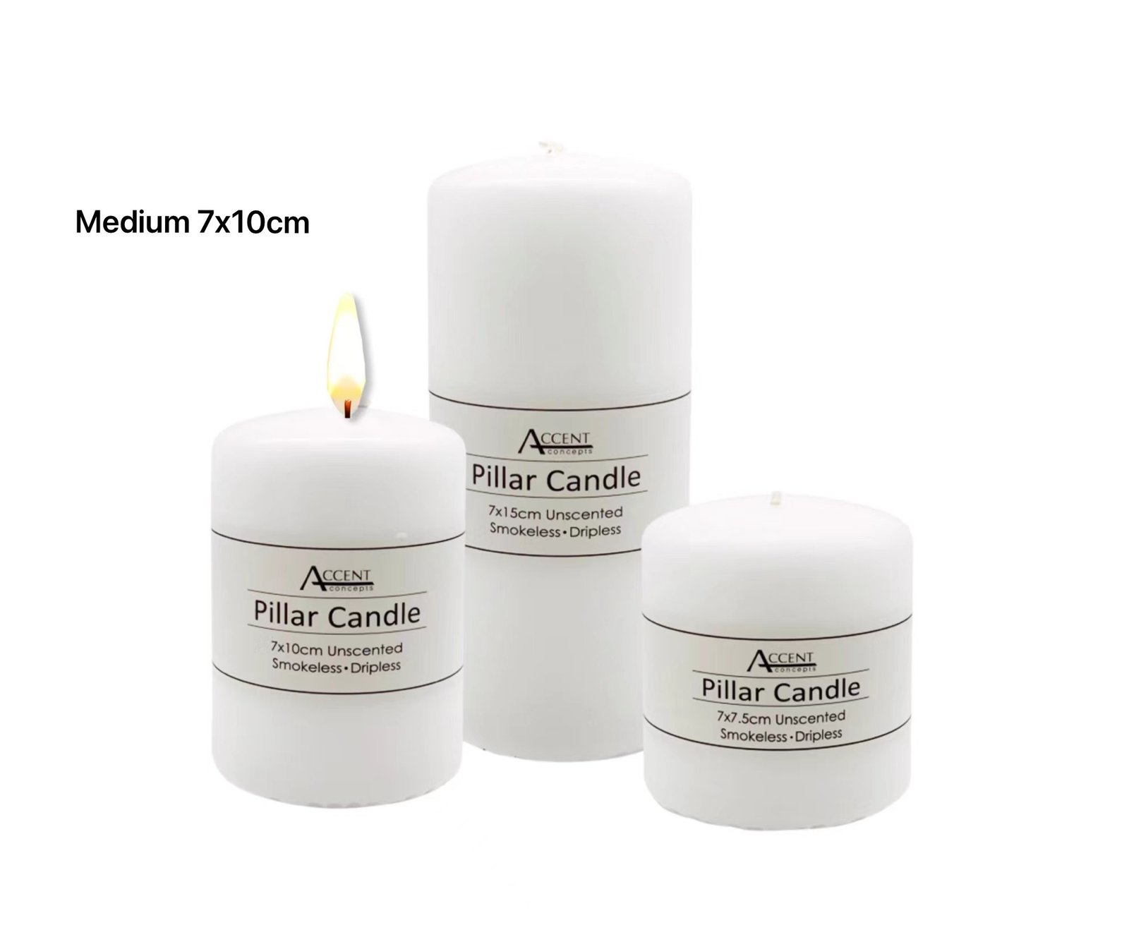 V637-CPU22636-202508251752-00.jpg bulk 36 Unscented White Pillar Candle Tapered 10cm - Image 1