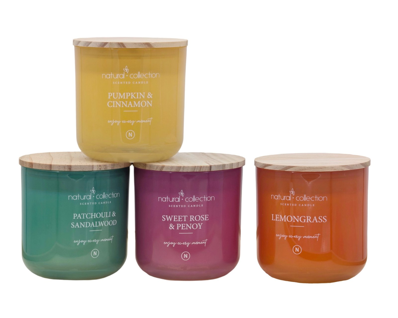 V637-CPU37135-202508251825-00.jpg bulk 12 Glass Jar Candle W Lid Assort 10cm - Image 1