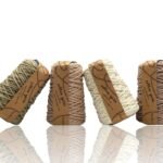 bulk 12 Macrame Cotton Yarn 72mtrs 4mm 400G Natural Assort Knitting