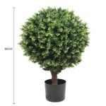 Artificial Topiary Shrub (Hedyotis) UV Resistant 76 CM - Image 2