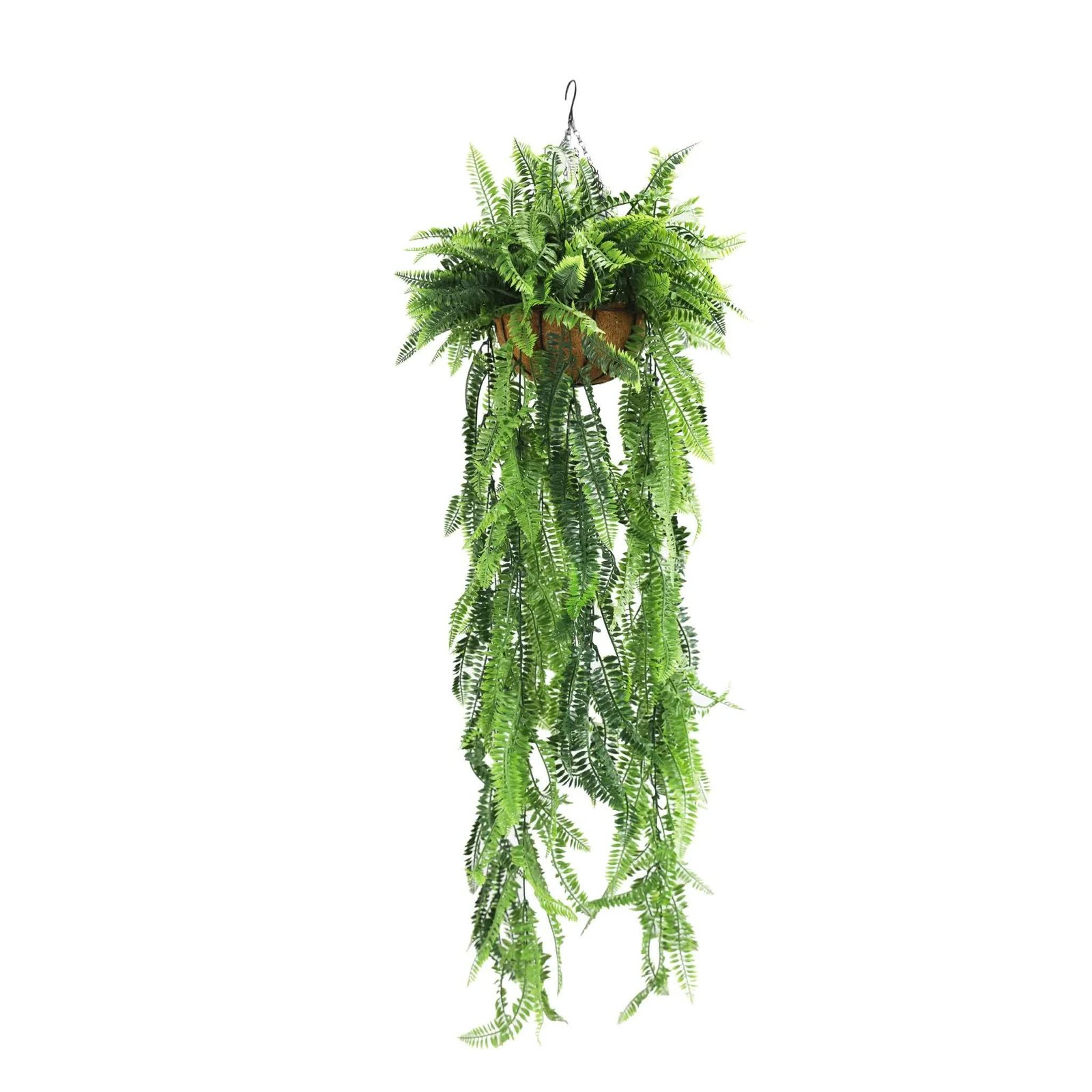 V637-DP27935-202511130925-00.jpg Artificial Hanging Fern Basket UV Resistant 35cm x 125cm - Image 1
