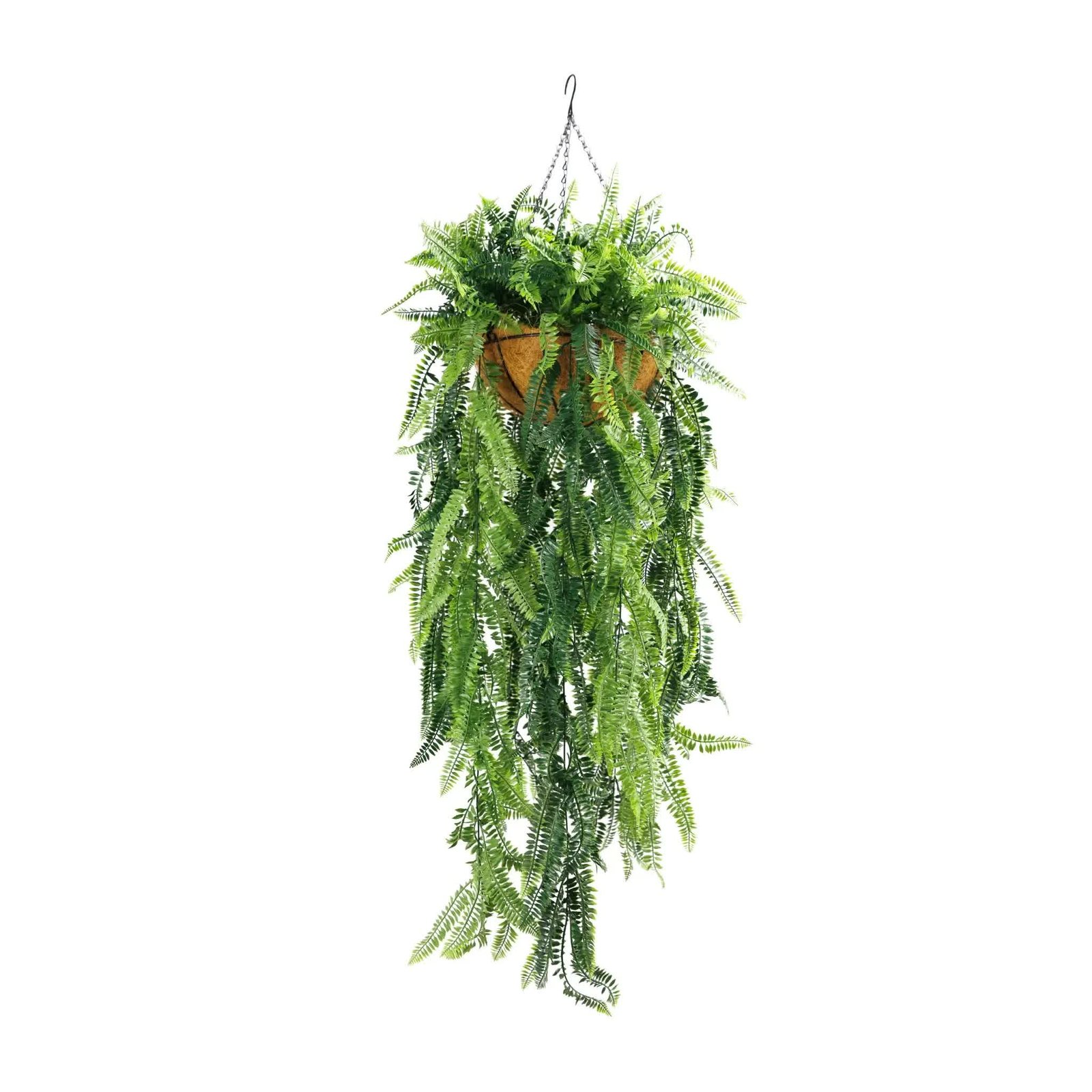 V637-DP27938-202511130925-00.jpg Artificial Hanging Fern Basket UV Resistant 45cm x 125cm - Image 1