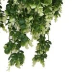 Artificial Spring Evergreen Hanging Basket UV Resistant 43cm - Image 4