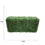 Portable Boxwood Hedge UV Resistant 100cm Long x 50cm High - Image 2