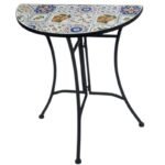 Zen Enclave Outdoor Half Round Table 60x69cm - Image 2