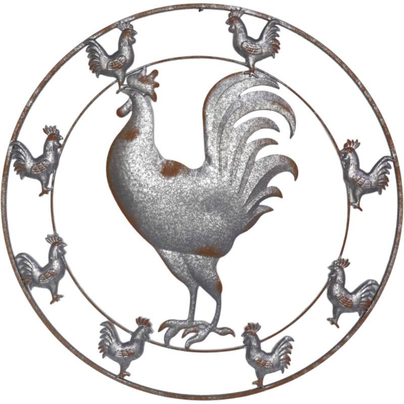 V637-E522801-202508252040-00.jpg Rooster Wall Art 86x86cm - Image 1