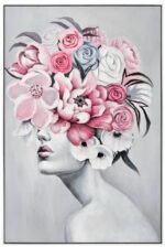 Porsche Lady Framed Canvas Wall Art 120cm