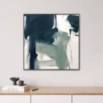 Vlad Abstract Framed Canvas 80cm - Image 2