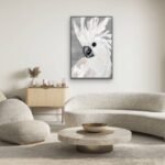 Cockatoo Artwork Framed Wall Art 80x120cm - Image 2