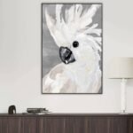 Cockatoo Artwork Framed Wall Art 80x120cm - Image 3