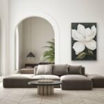 Magnolia Artwork Framed Wall Art 80x120cm - Image 3